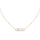 Messika Move Classique Pavé Halskette (Ref: 03994-YG) - Bild 0