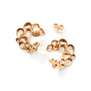 Tamara Comolli SNOWFLAKES Hoop Classic alternating Earrings (Ref: E-SF-Ho-Cl-alt-rg) - Bild 2