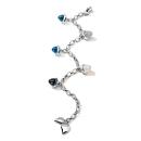 Tamara Comolli MIKADO Flamenco Charm Armband Ocean mit Diamond Pavé  (Ref: B-MFL-Ch-Oce-p-wg) - Bild 2