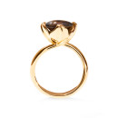 Tamara Comolli TULIP Ring Small mit Rauchquarz (Ref: R-TUL-s-SmQu-yg) - Bild 2