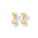 Tamara Comolli BOUTON 2 Ohrringe Cabochons Classic 'Sand'  (Ref: E-BOU-2-San-Cl-yg) - Bild 3