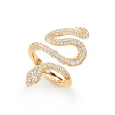Ole Lynggaard Copenhagen Snakes Ring mittel mit Diamant-Pavé (Ref: A2673-404) - Bild 0