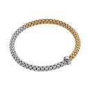 FOPE Solo Flex'it Armband mit zweifarbigem Geflecht (Ref: 01M06B2_BB_2_XBX_0XS) - Bild 0