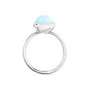 Tamara Comolli BOUTON Ring small Aqua Chalcedon (Ref: R-BOU-s-ChAq-wg) - Bild 2