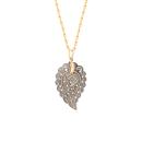 Tamara Comolli INDIA Leaf Anhänger Smoky Quartz (Ref: P-IND-s-Gre-yg) - Bild 0
