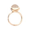 Tamara Comolli BOUTON Ring large mit Diamant Pavé  (Ref: R-BOU-l-pD-rg) - Bild 2