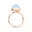 Tamara Comolli BOUTON Ring large Blauer Chalcedon (Ref: R-BOU-l-ChBl-rg) - Bild 2