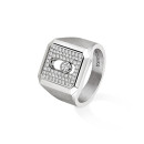 Messika Move Titanium Naturel Siegelring mit Diamanten (Ref: 13832-TN) - Bild 0