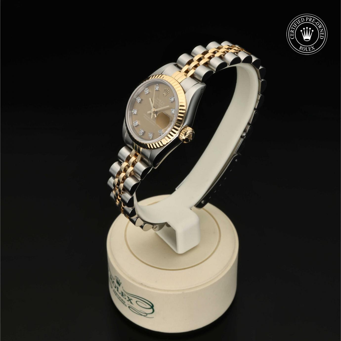 Rolex Oyster Perpetual Lady-Datejust 26 69173 - 360 Grad Ansicht Bild 6