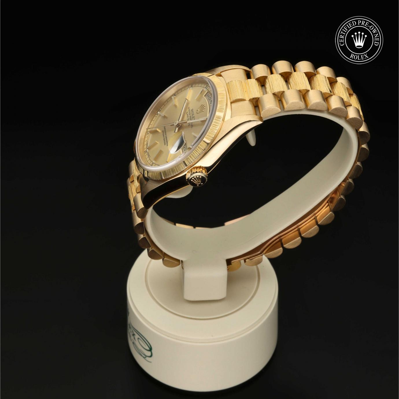Rolex Oyster Perpetual  Day-Date 36 M18248-0009 - 360 Grad Ansicht Bild 9