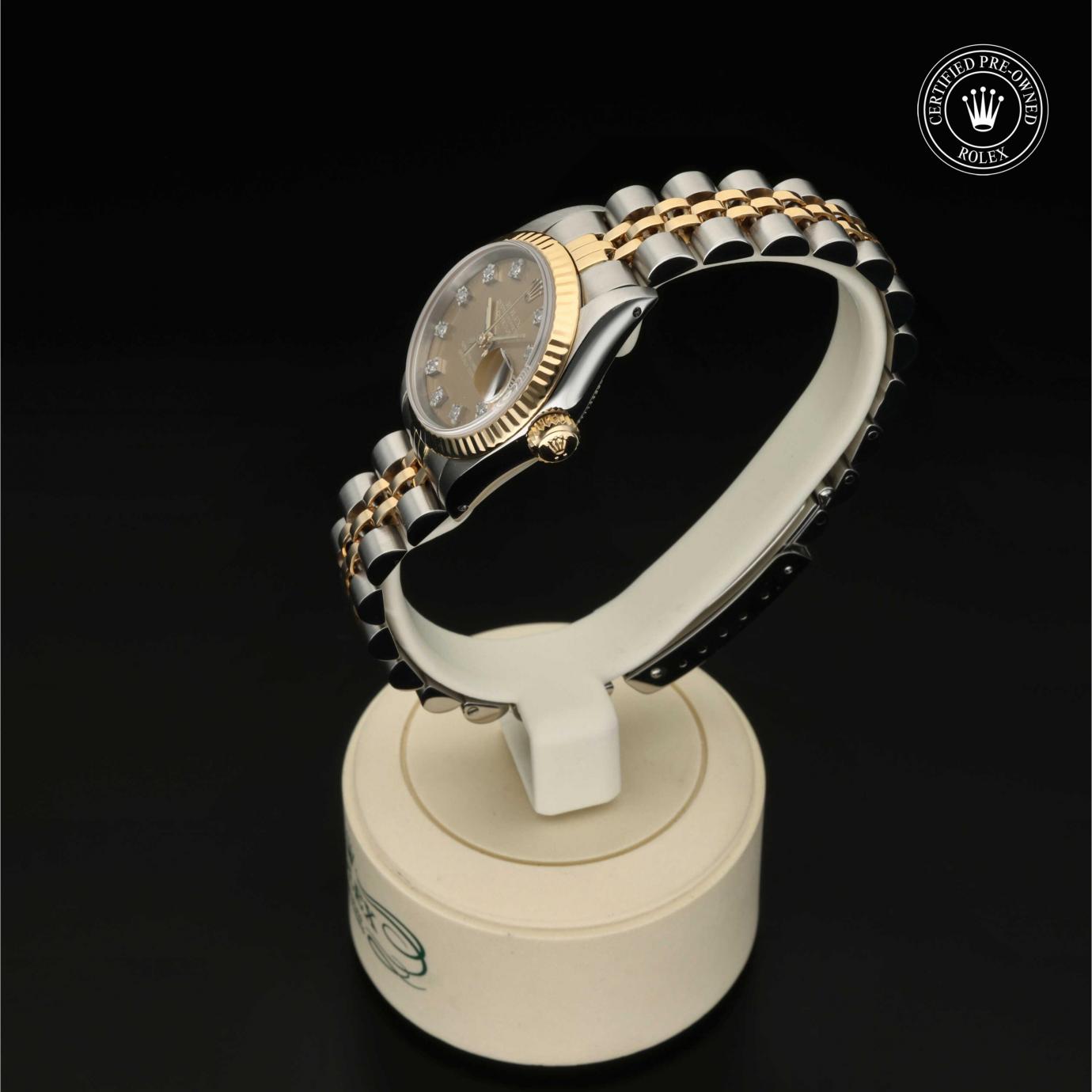 Rolex Oyster Perpetual Lady-Datejust 26 69173 - 360 Grad Ansicht Bild 8