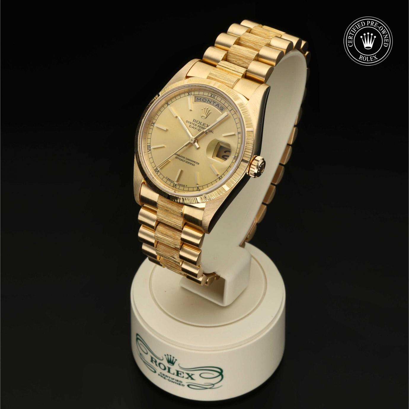 Rolex Oyster Perpetual  Day-Date 36 M18248-0009 - 360 Grad Ansicht Bild 4