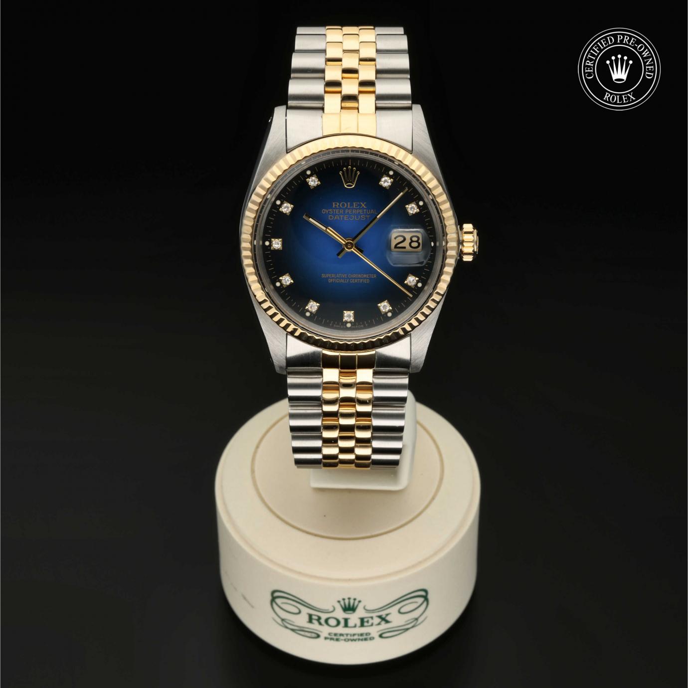 Rolex Oyster Perpetual  Datejust 36 16013 Herrenuhr Bild 1 