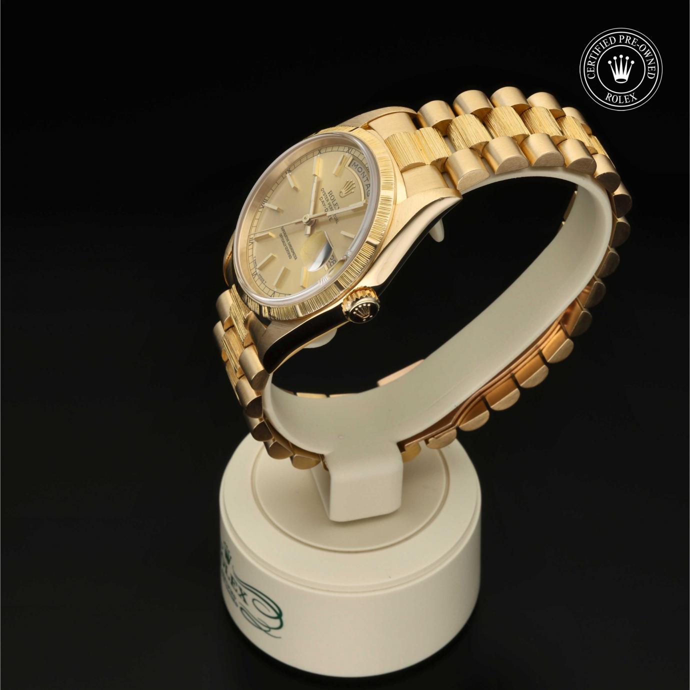 Rolex Oyster Perpetual  Day-Date 36 M18248-0009 - 360 Grad Ansicht Bild 8
