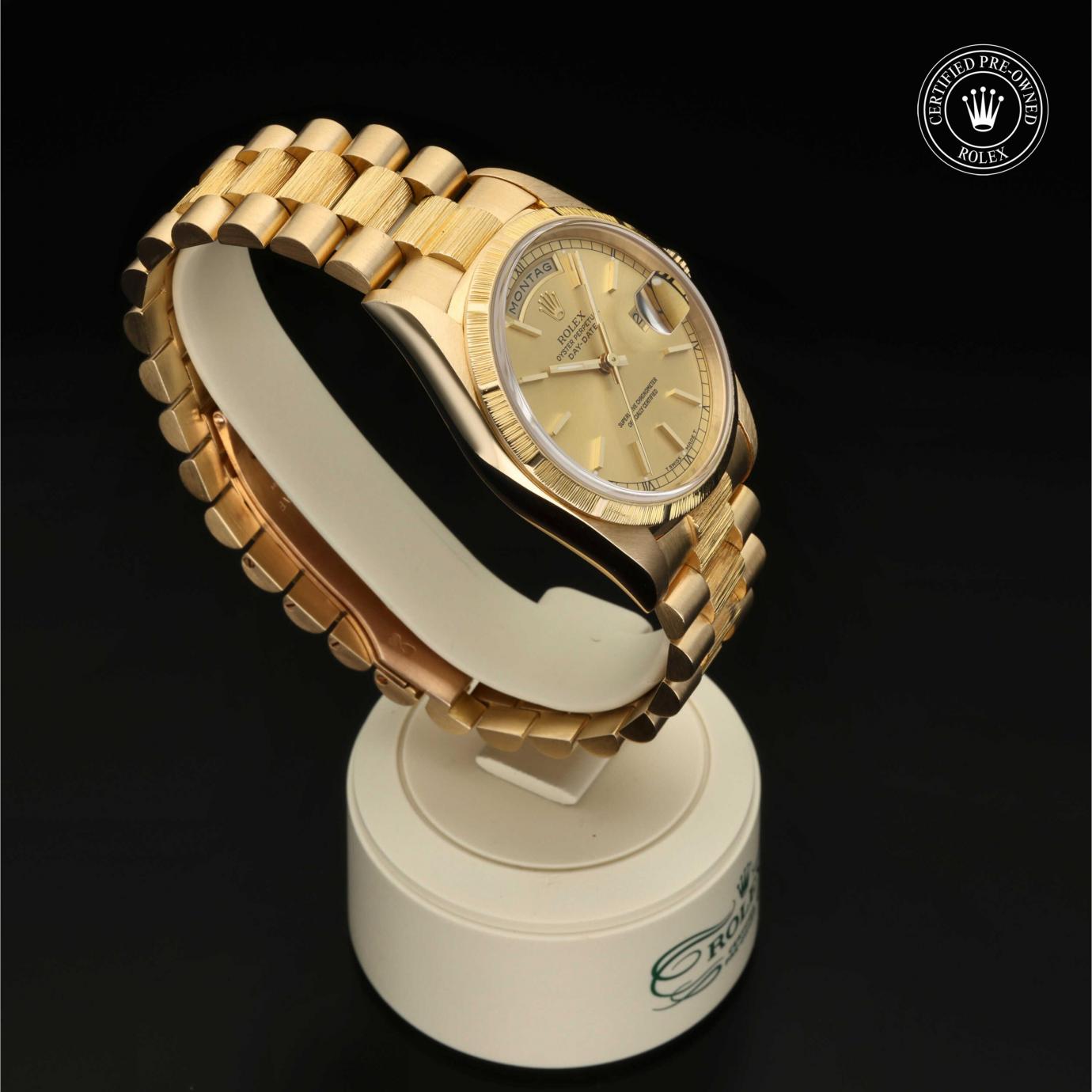 Rolex Oyster Perpetual  Day-Date 36 M18248-0009 - 360 Grad Ansicht Bild 30