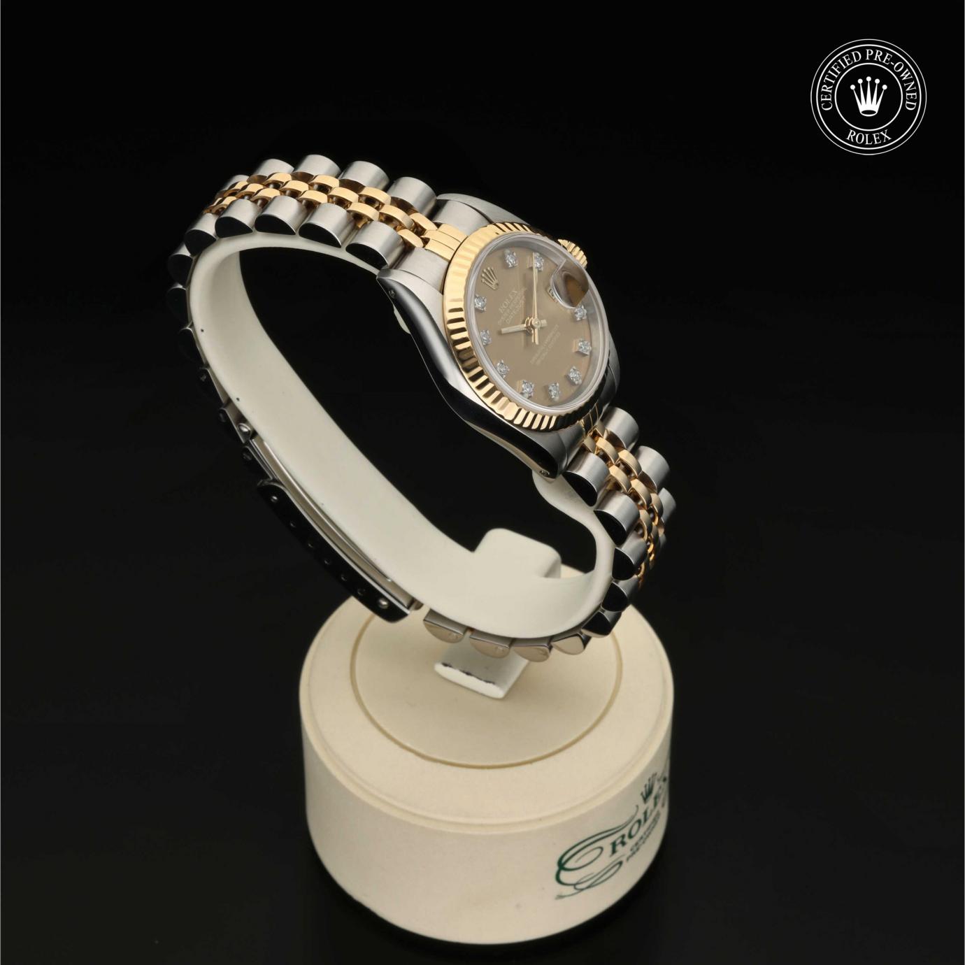 Rolex Oyster Perpetual Lady-Datejust 26 69173 - 360 Grad Ansicht Bild 30