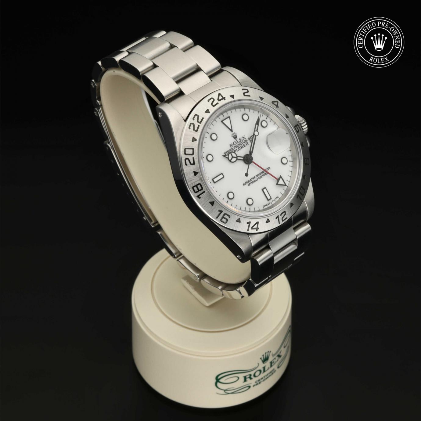 Rolex Oyster Perpetual Explorer II M16570-0006 - 360 Grad Ansicht Bild 32