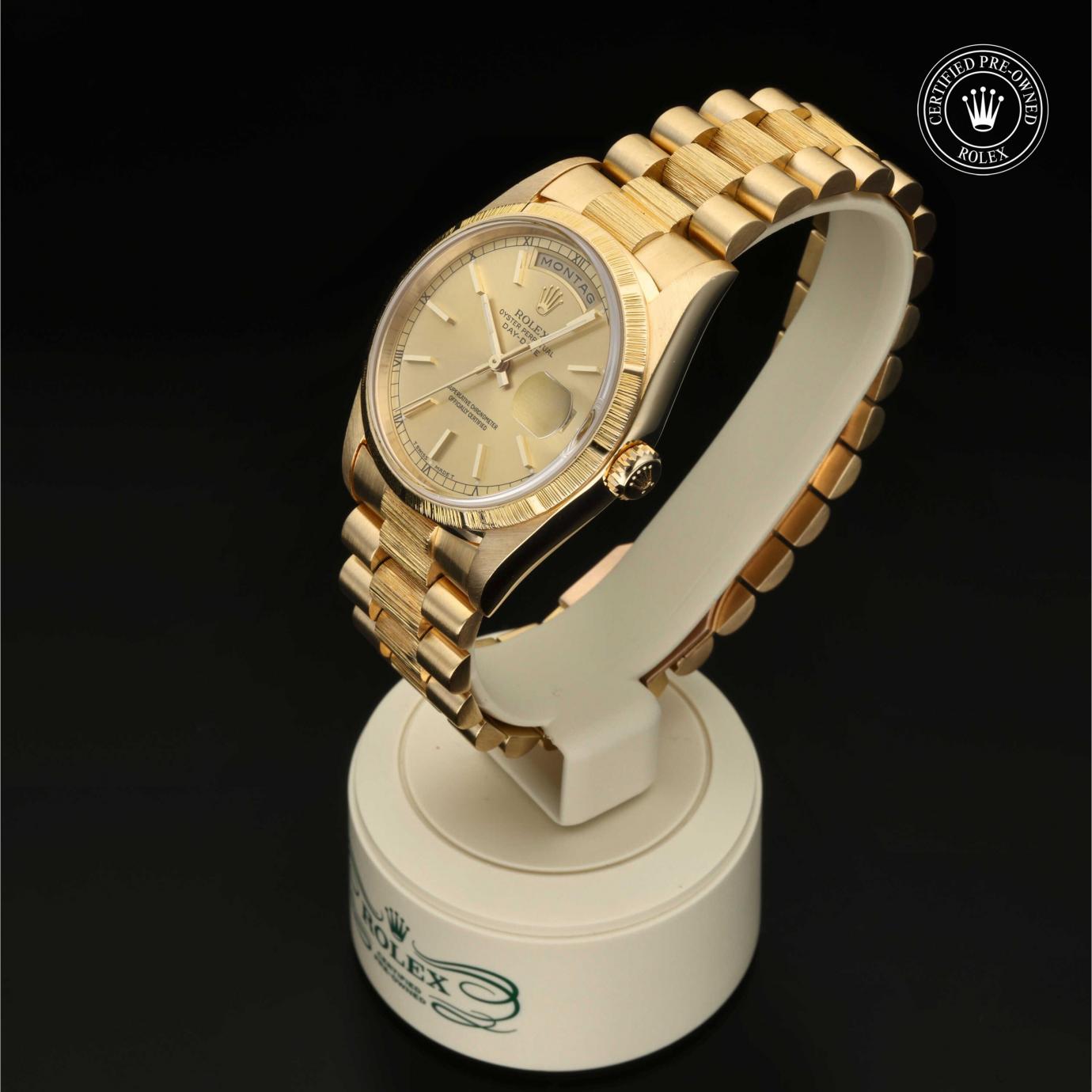 Rolex Oyster Perpetual  Day-Date 36 M18248-0009 - 360 Grad Ansicht Bild 6