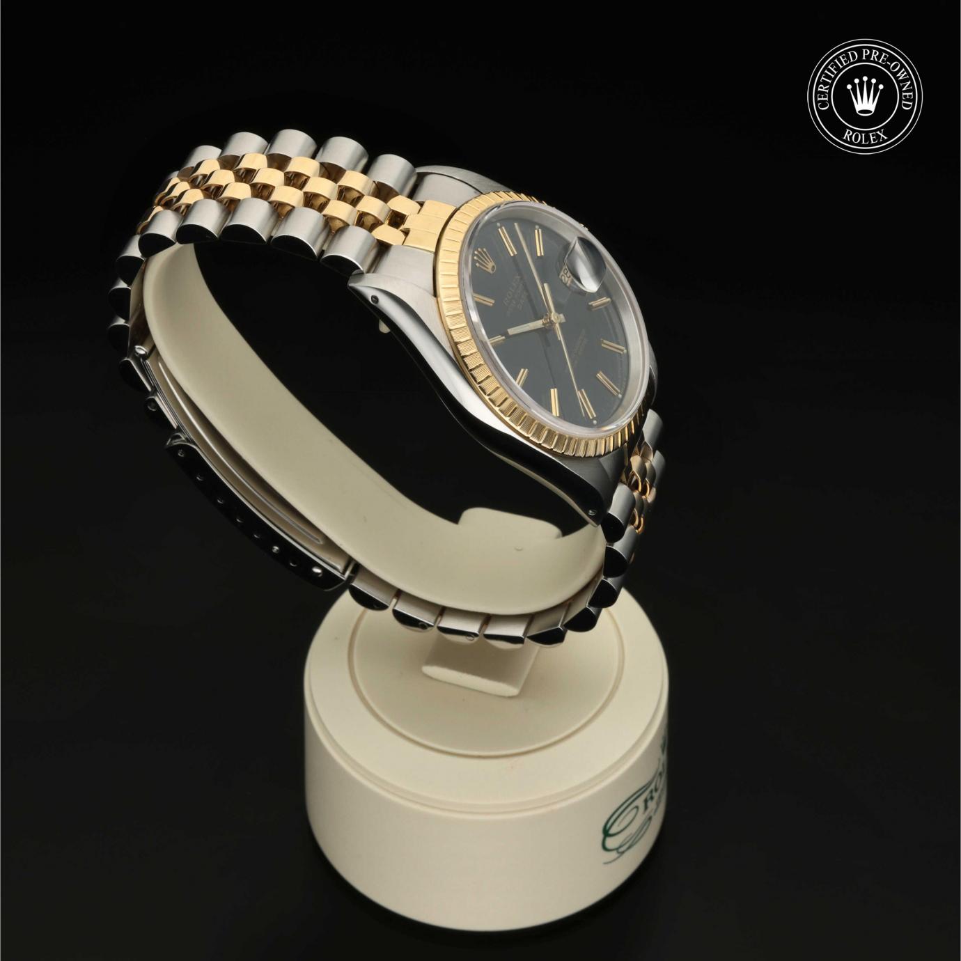 Rolex Oyster Perpetual  Date 34 M15223-0017 - 360 Grad Ansicht Bild 29