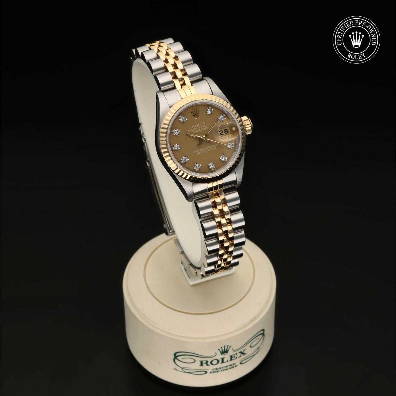 Rolex Oyster Perpetual Lady-Datejust 26 69173 - 360 Grad Ansicht Bild 34