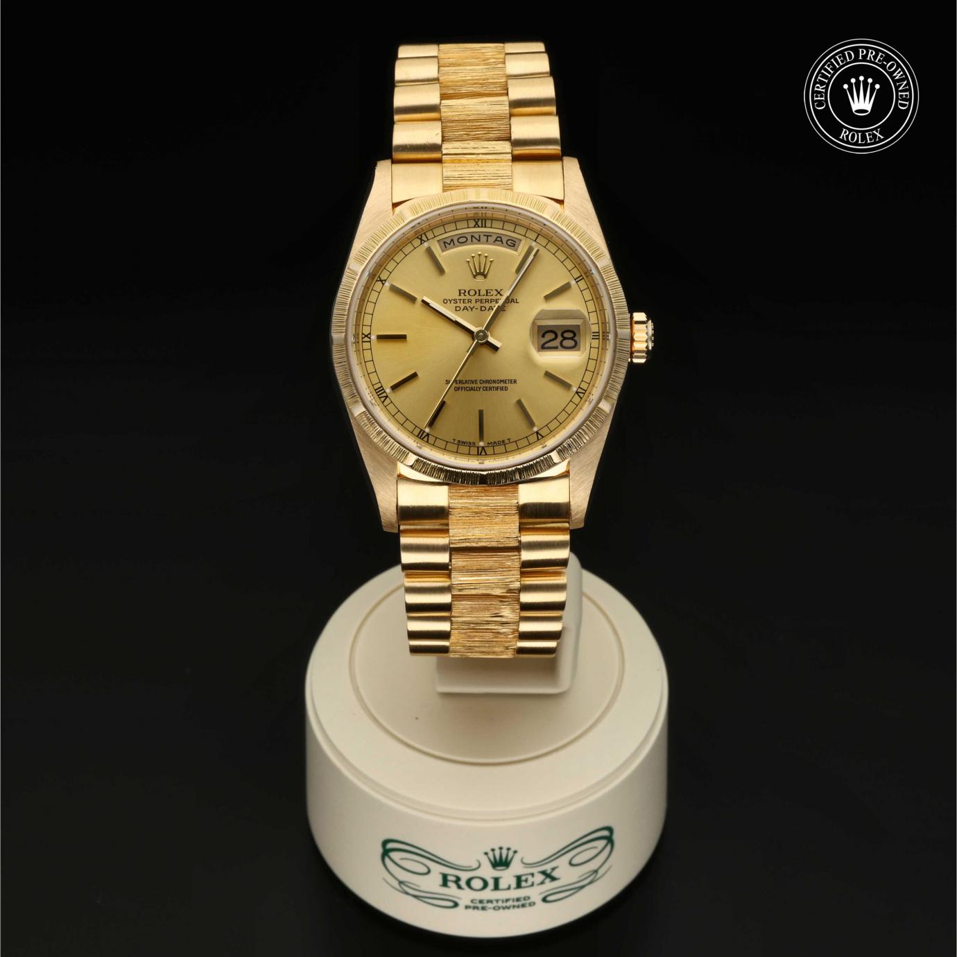 Rolex Oyster Perpetual  Day-Date 36 M18248-0009 - 360 Grad Ansicht Bild 36