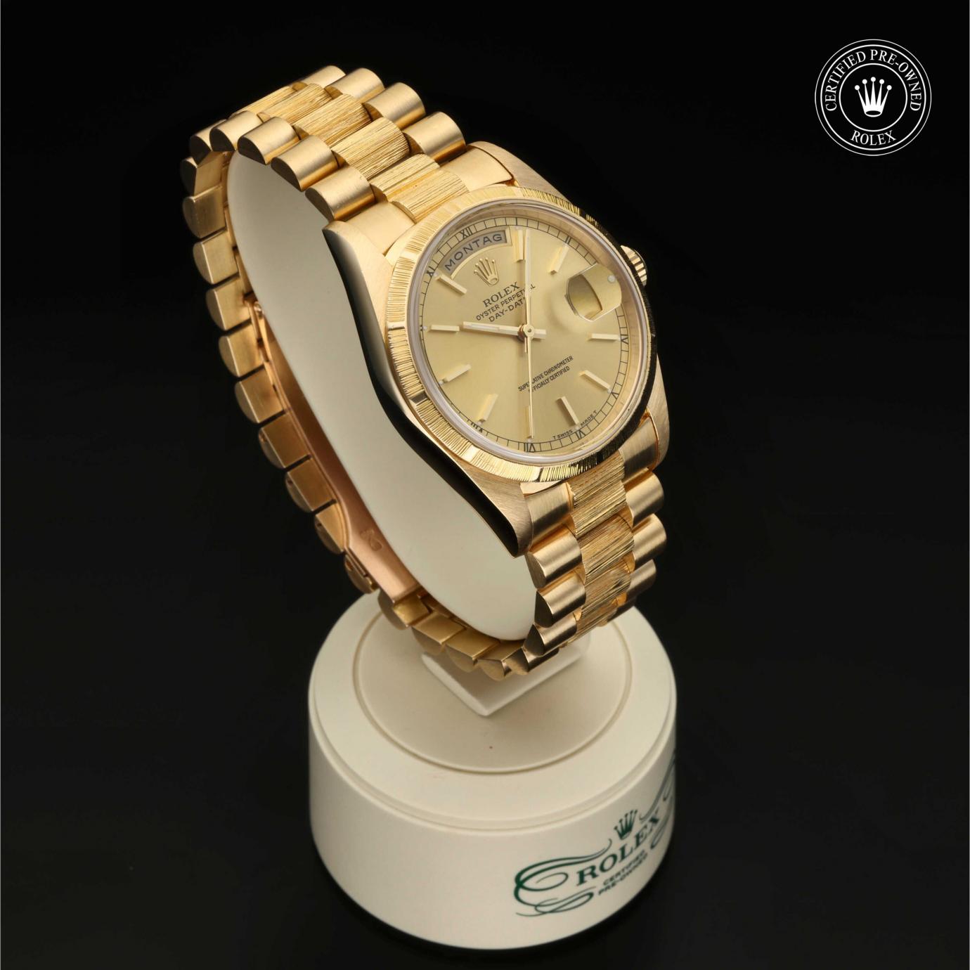 Rolex Oyster Perpetual  Day-Date 36 M18248-0009 - 360 Grad Ansicht Bild 32