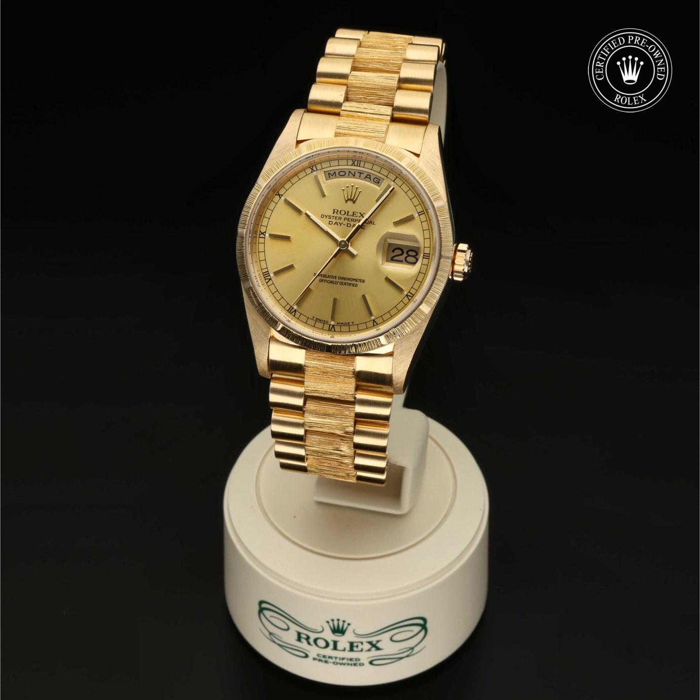 Rolex Oyster Perpetual  Day-Date 36 M18248-0009 - 360 Grad Ansicht Bild 2