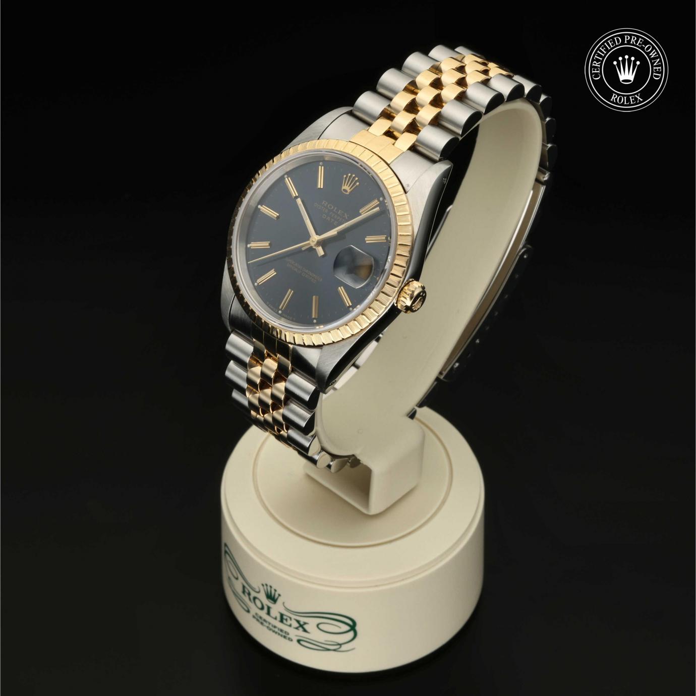 Rolex Oyster Perpetual  Date 34 M15223-0017 - 360 Grad Ansicht Bild 5