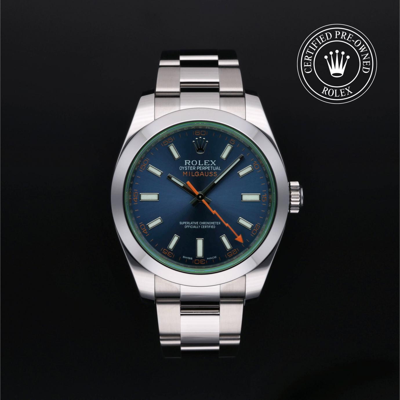 Rolex Milgauss M116400GV-0002 Herrenuhr Soldier