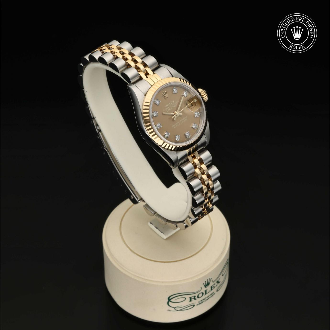 Rolex Oyster Perpetual Lady-Datejust 26 69173 - 360 Grad Ansicht Bild 32