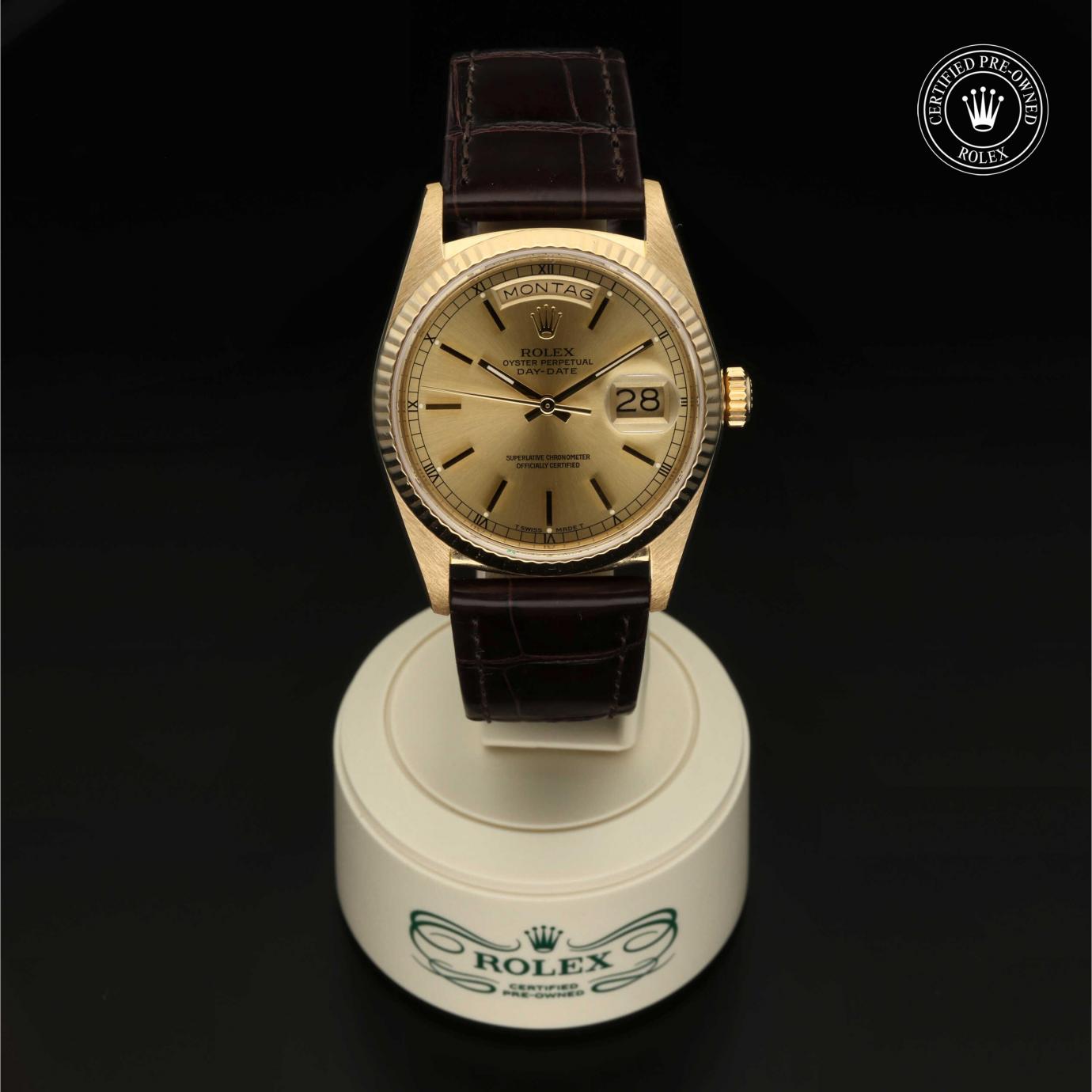 Rolex Oyster Perpetual  Day-Date 36 18038 - 360 Grad Ansicht Bild 36