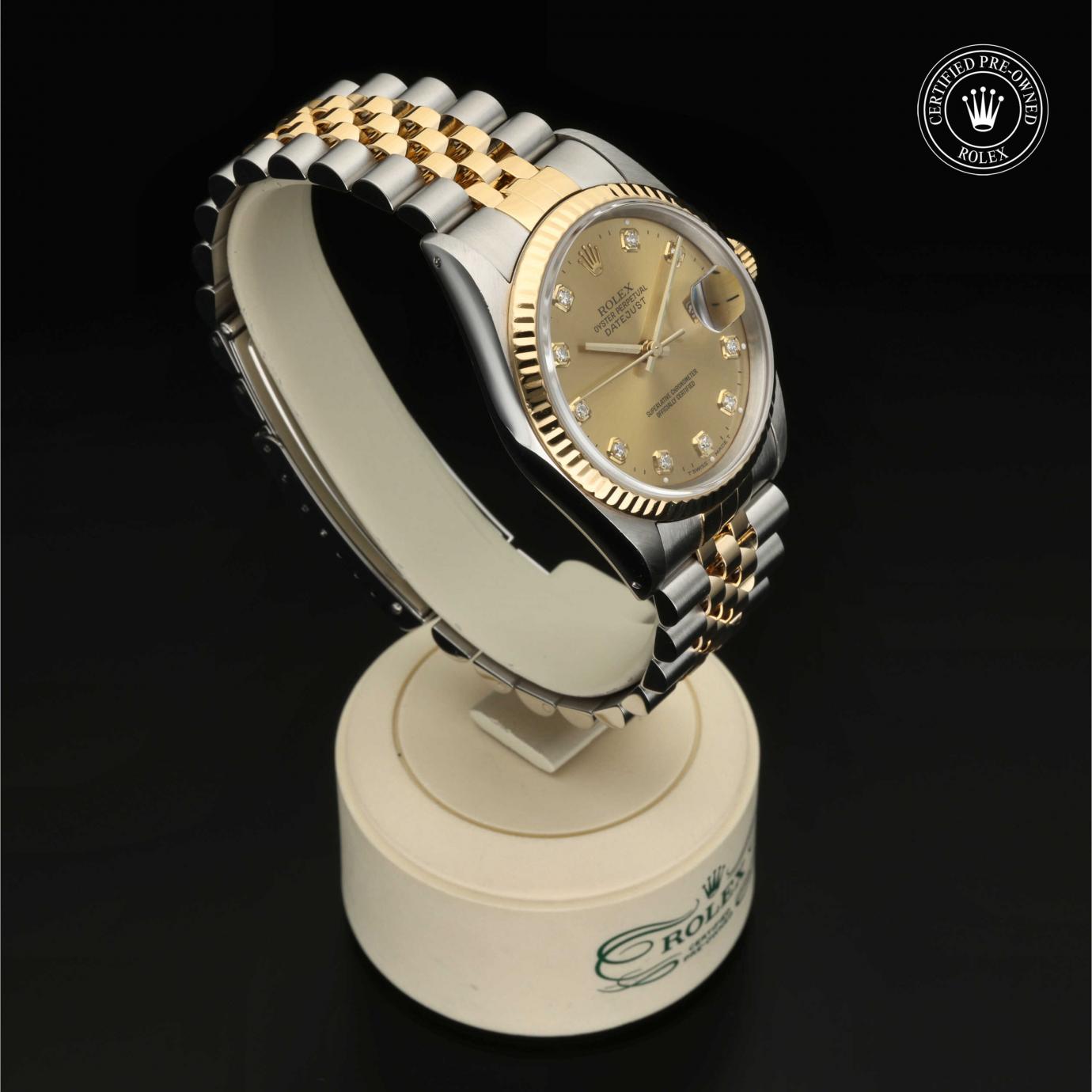 Rolex Oyster Perpetual  Datejust 36 M16233-0025 Herrenuhr Bild 4 