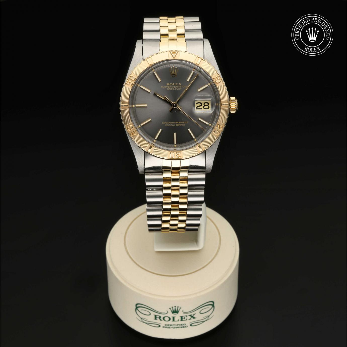 Rolex Oyster Perpetual Datejust Turn-O-Graph 1625/3 Herrenuhr Bild 1