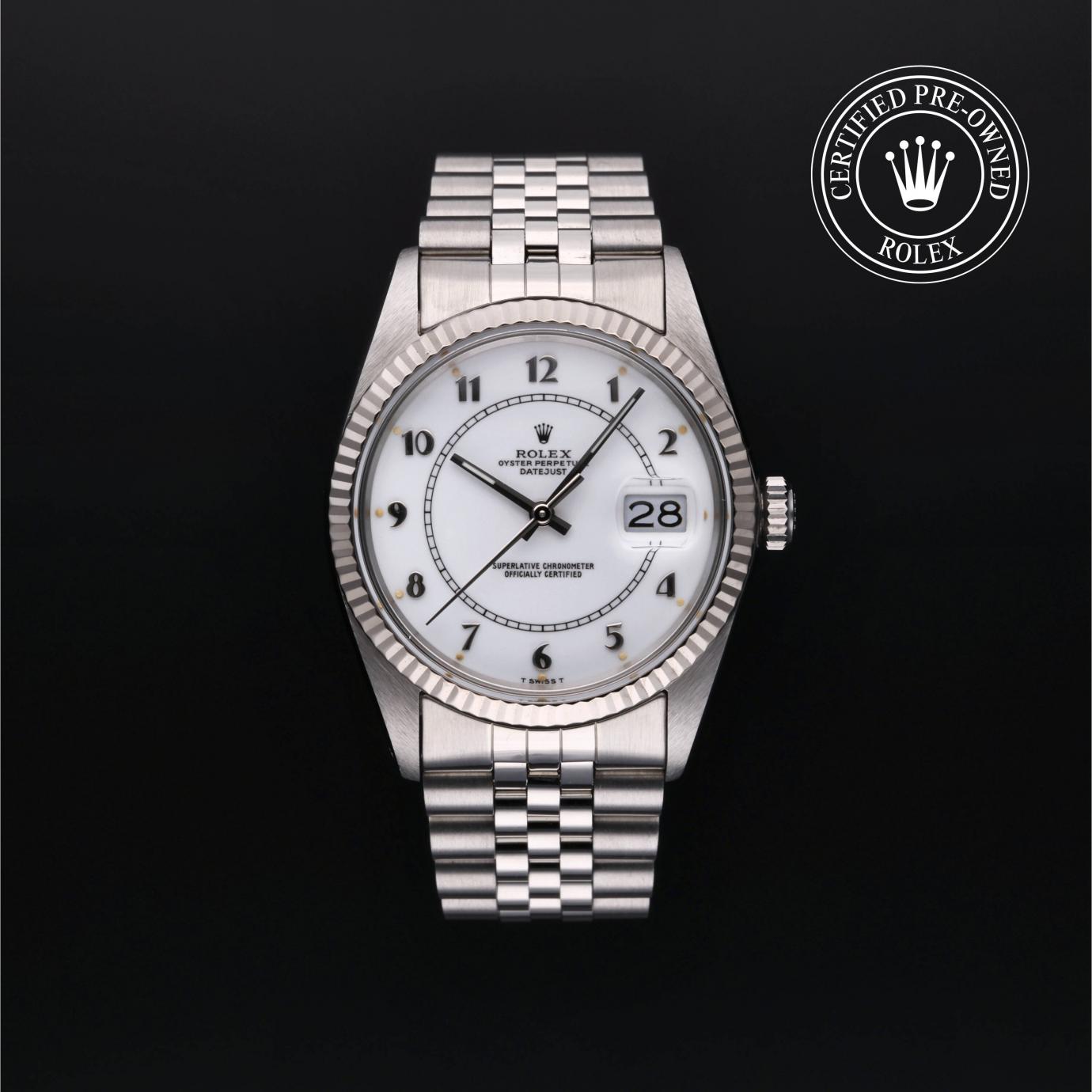 Rolex Oyster Perpetual  Datejust 36 16014 Herrenuhr Soldier