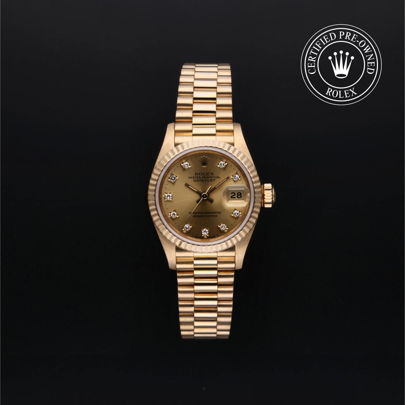Rolex Oyster Perpetual Lady-Datejust 26 69178 Herrenuhr Soldier
