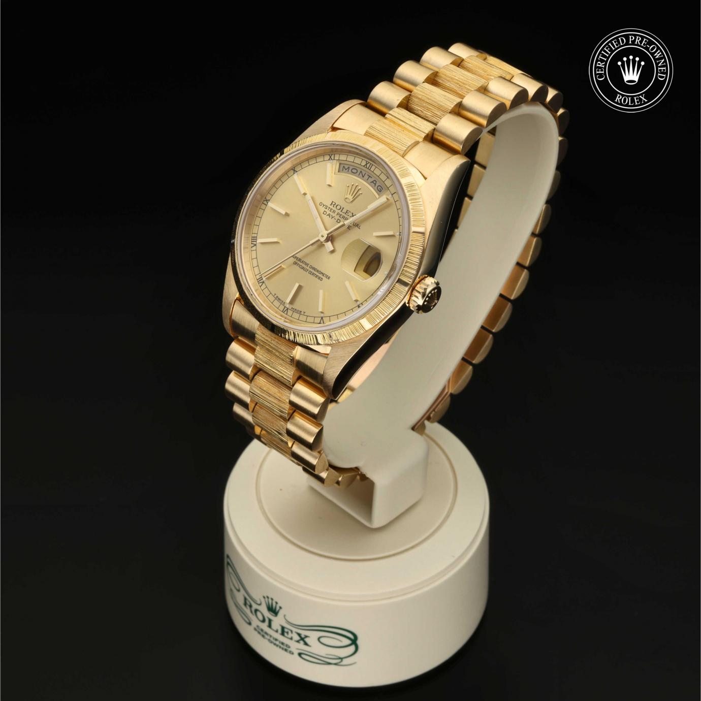 Rolex Oyster Perpetual  Day-Date 36 M18248-0009 - 360 Grad Ansicht Bild 5