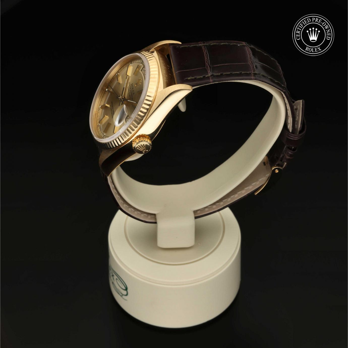 Rolex Oyster Perpetual  Day-Date 36 18038 - 360 Grad Ansicht Bild 9