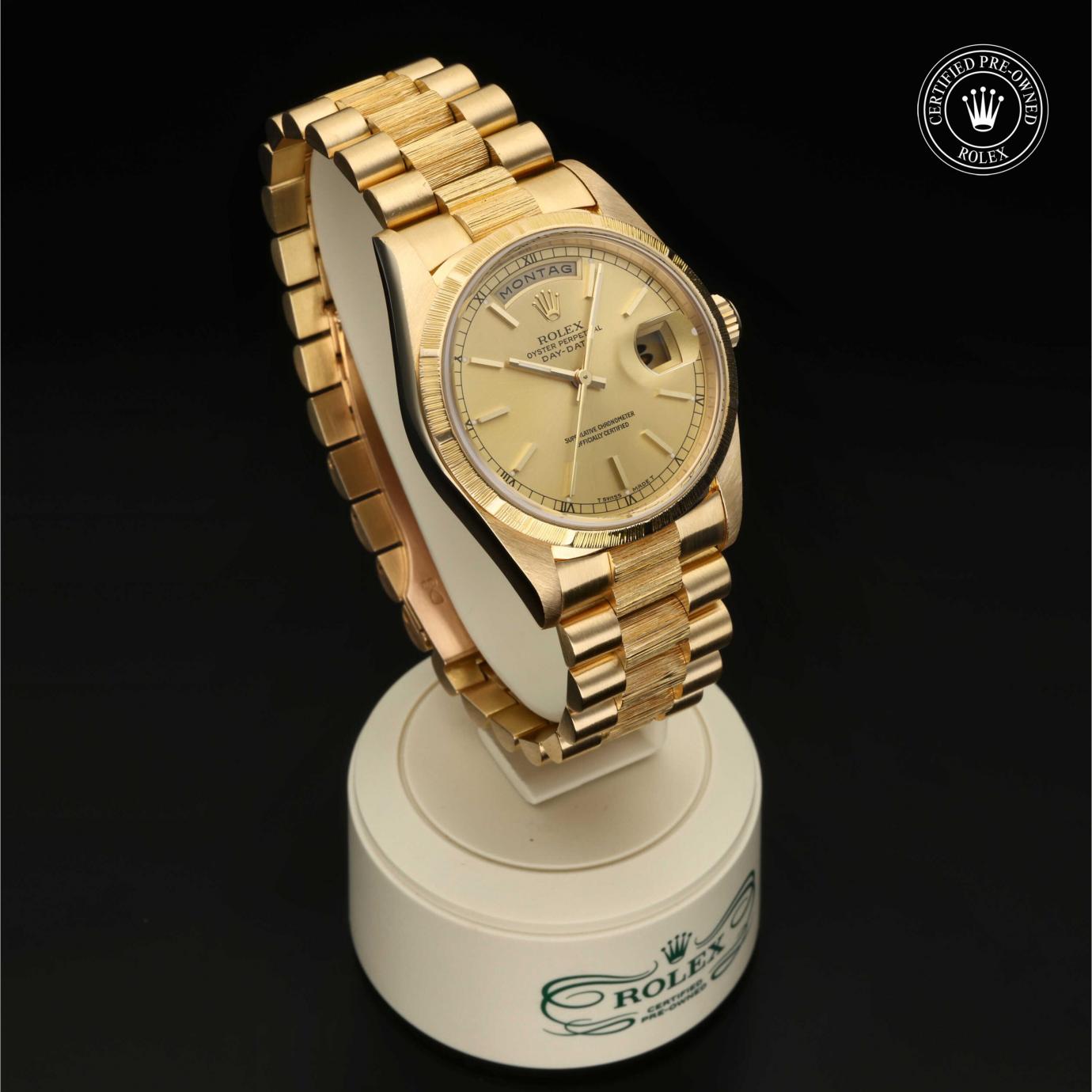 Rolex Oyster Perpetual  Day-Date 36 M18248-0009 - 360 Grad Ansicht Bild 33