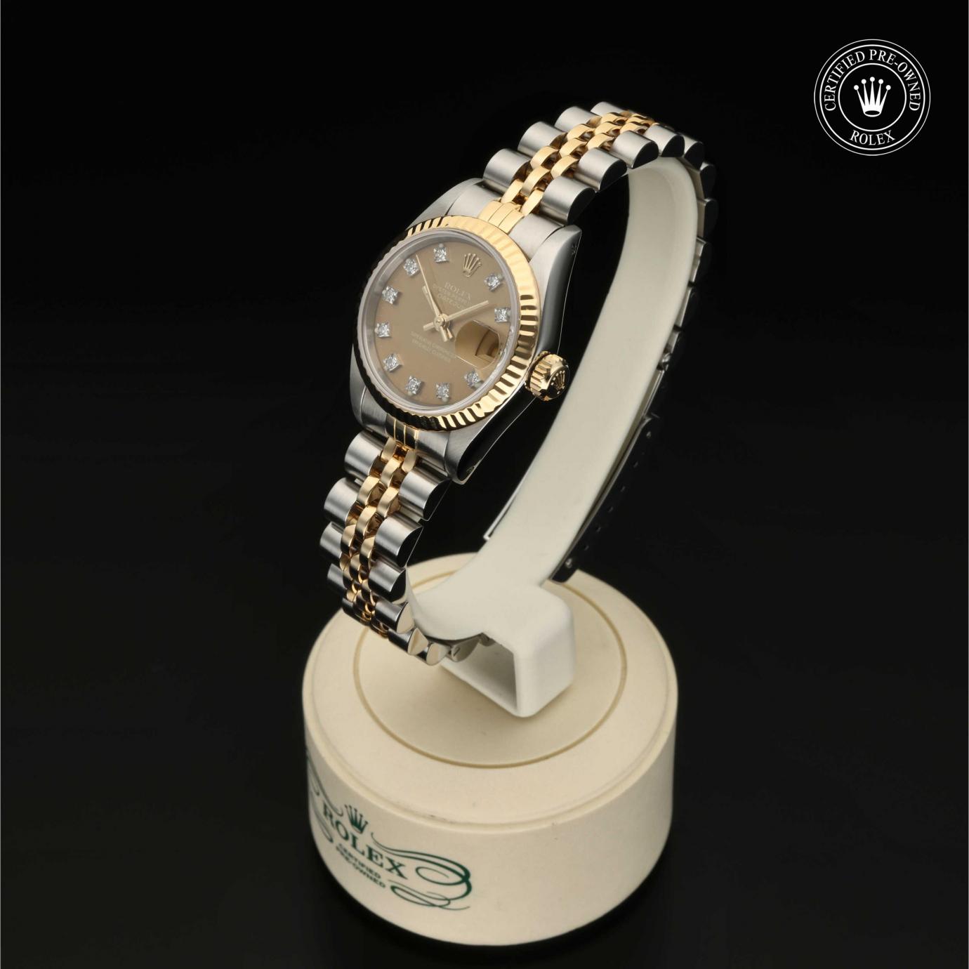 Rolex Oyster Perpetual Lady-Datejust 26 69173 - 360 Grad Ansicht Bild 5