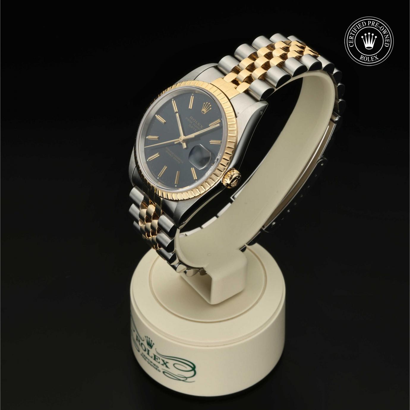 Rolex Oyster Perpetual  Date 34 M15223-0017 - 360 Grad Ansicht Bild 6