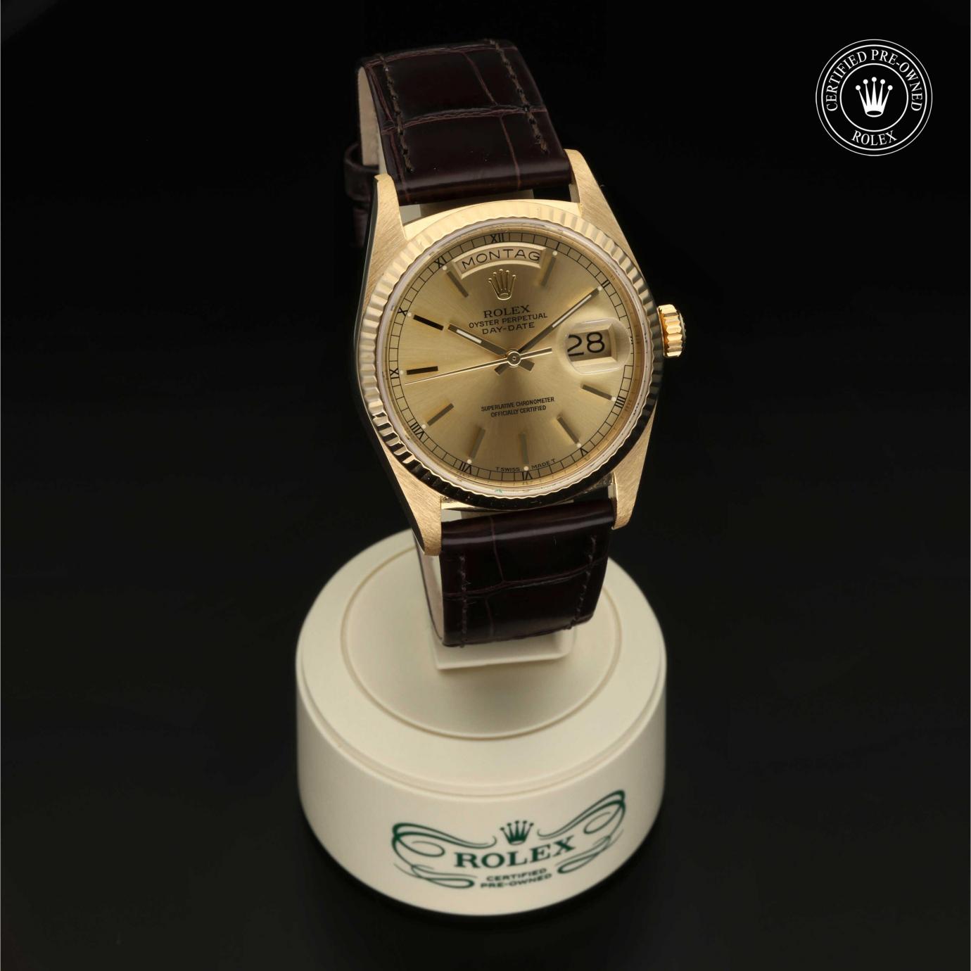 Rolex Oyster Perpetual  Day-Date 36 18038 - 360 Grad Ansicht Bild 35
