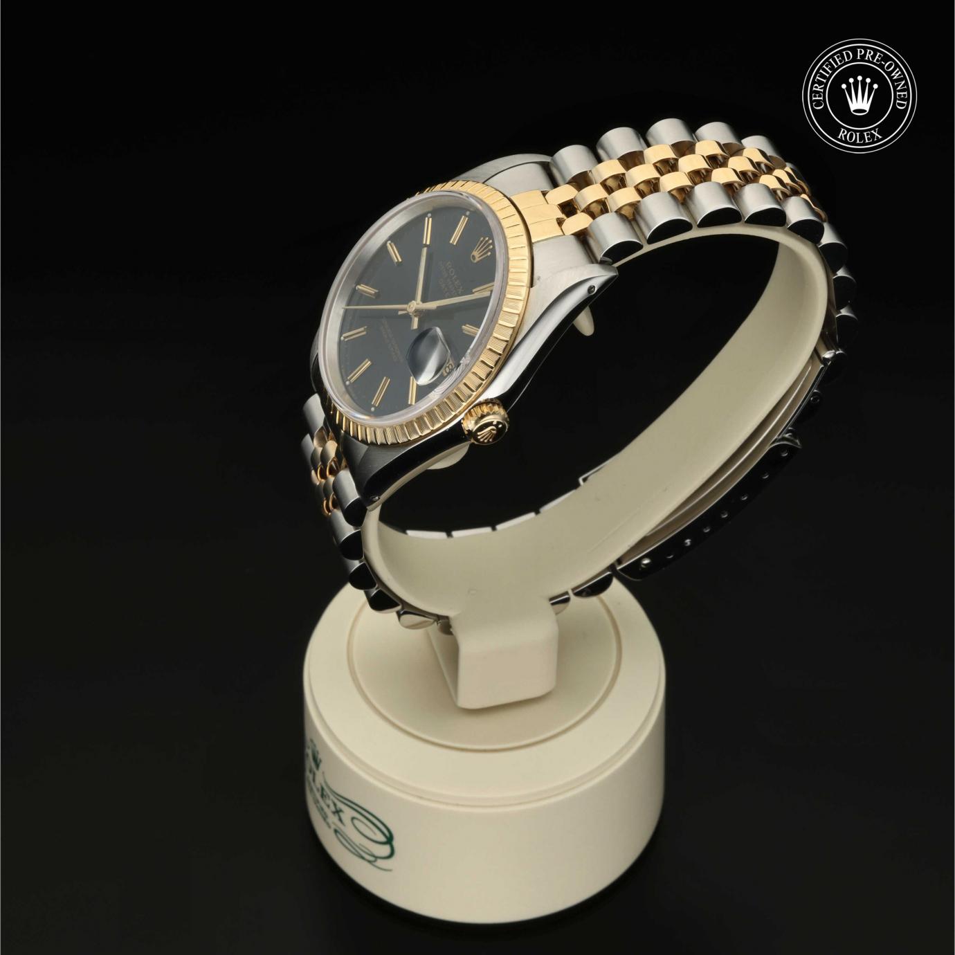Rolex Oyster Perpetual  Date 34 M15223-0017 - 360 Grad Ansicht Bild 8