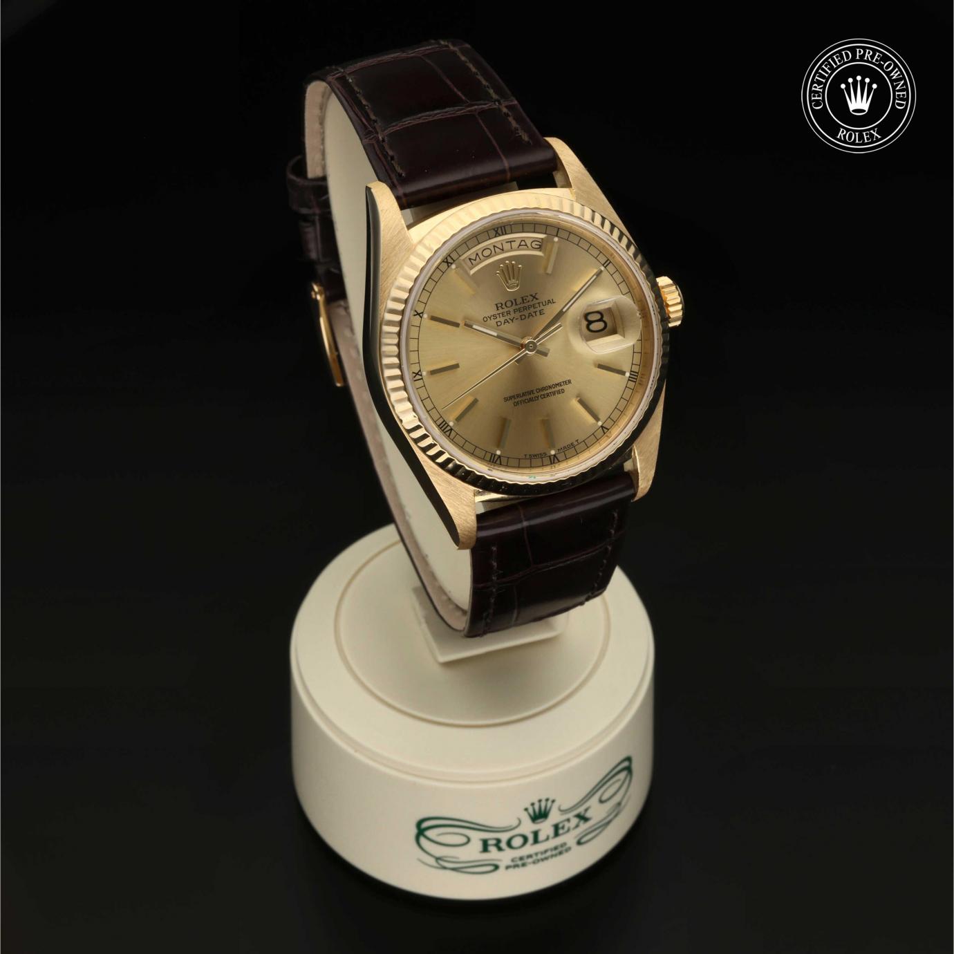 Rolex Oyster Perpetual  Day-Date 36 18038 - 360 Grad Ansicht Bild 34