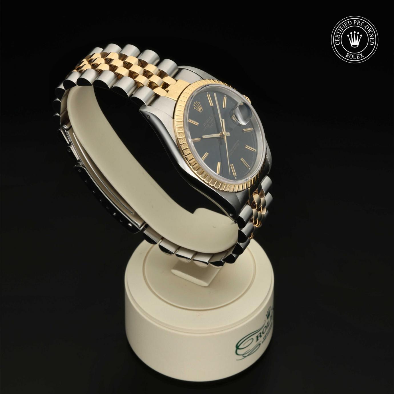 Rolex Oyster Perpetual  Date 34 M15223-0017 - 360 Grad Ansicht Bild 30