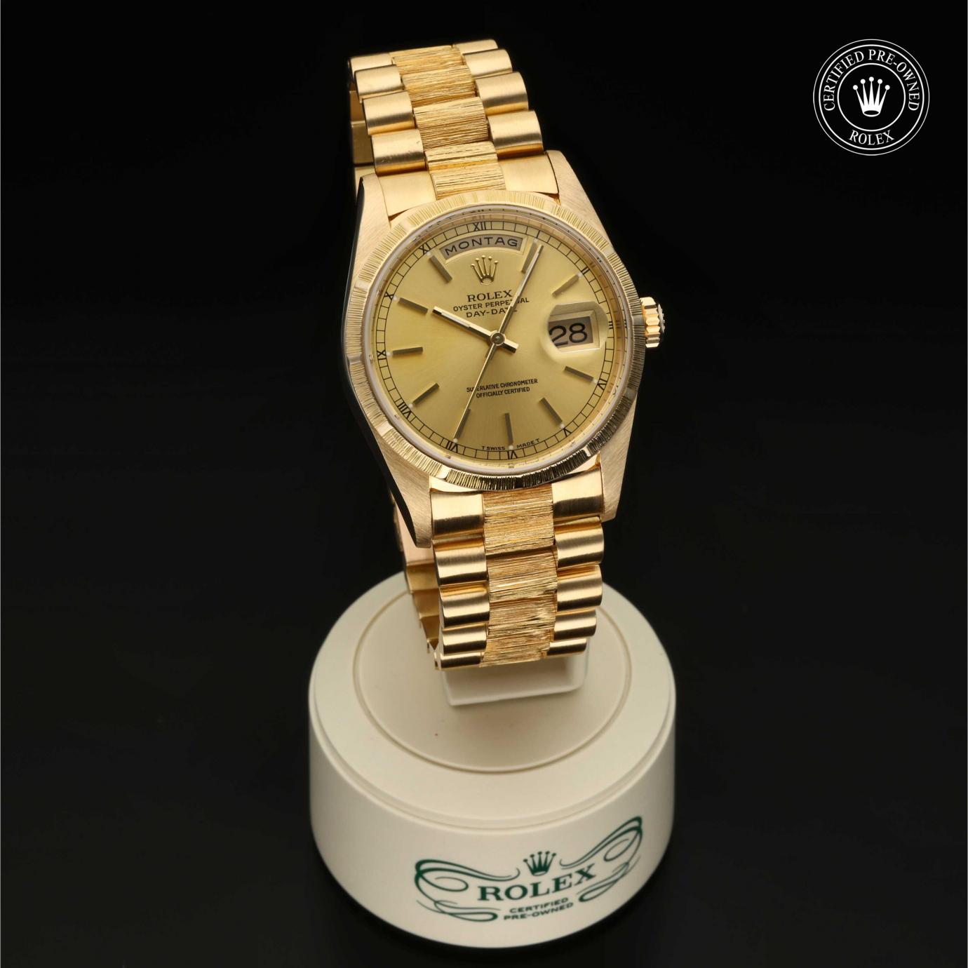 Rolex Oyster Perpetual  Day-Date 36 M18248-0009 - 360 Grad Ansicht Bild 35