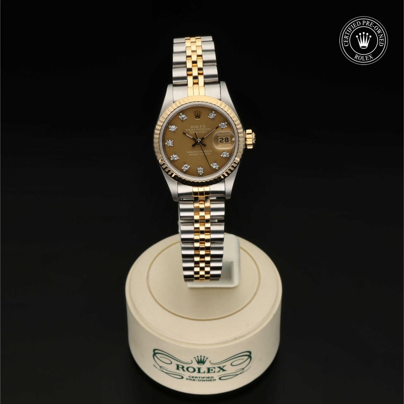 Rolex Oyster Perpetual Lady-Datejust 26 69173 - 360 Grad Ansicht Bild 36