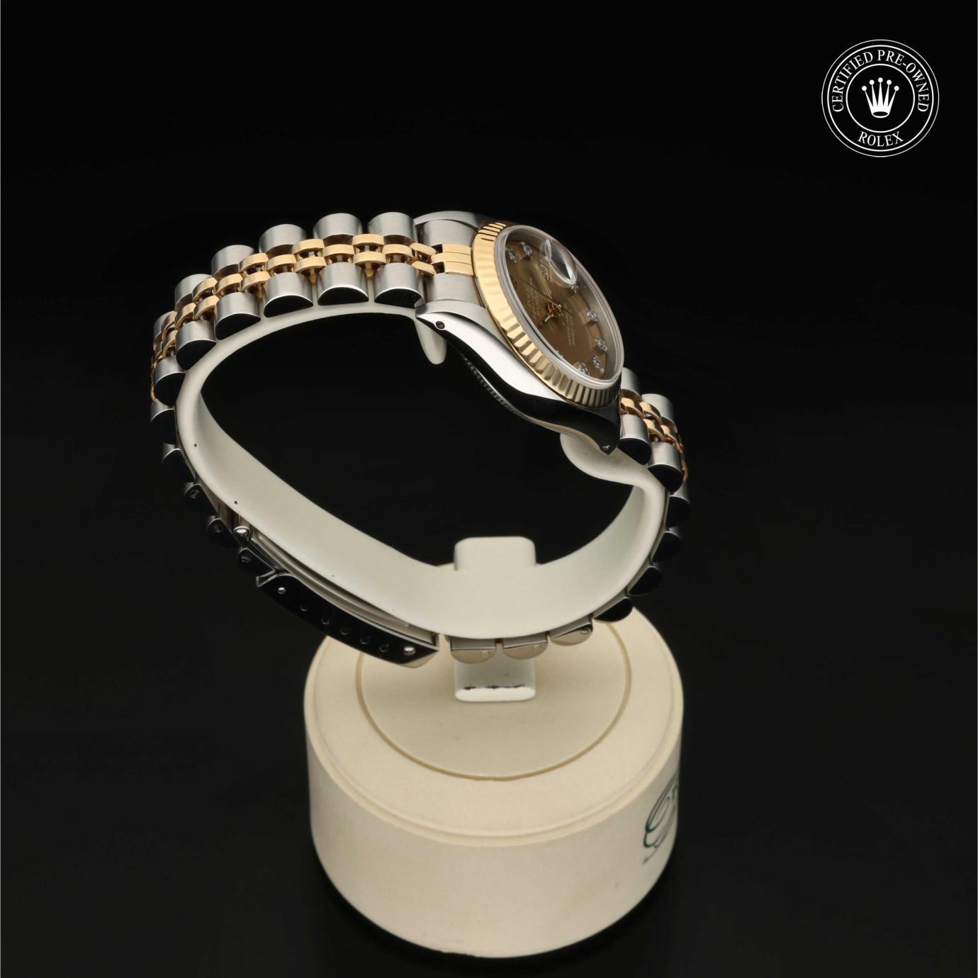 Rolex Oyster Perpetual Lady-Datejust 26 69173 - 360 Grad Ansicht Bild 27