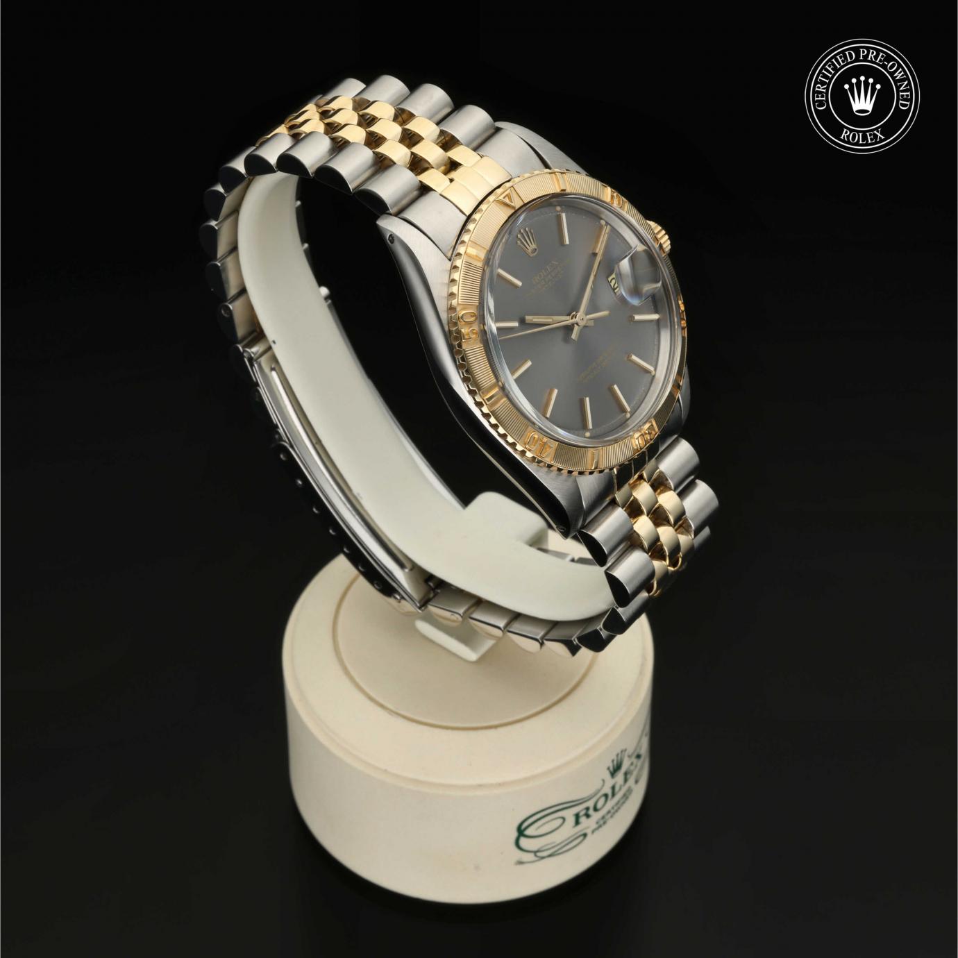 Rolex Oyster Perpetual Datejust Turn-O-Graph 1625/3 Herrenuhr Bild 4 