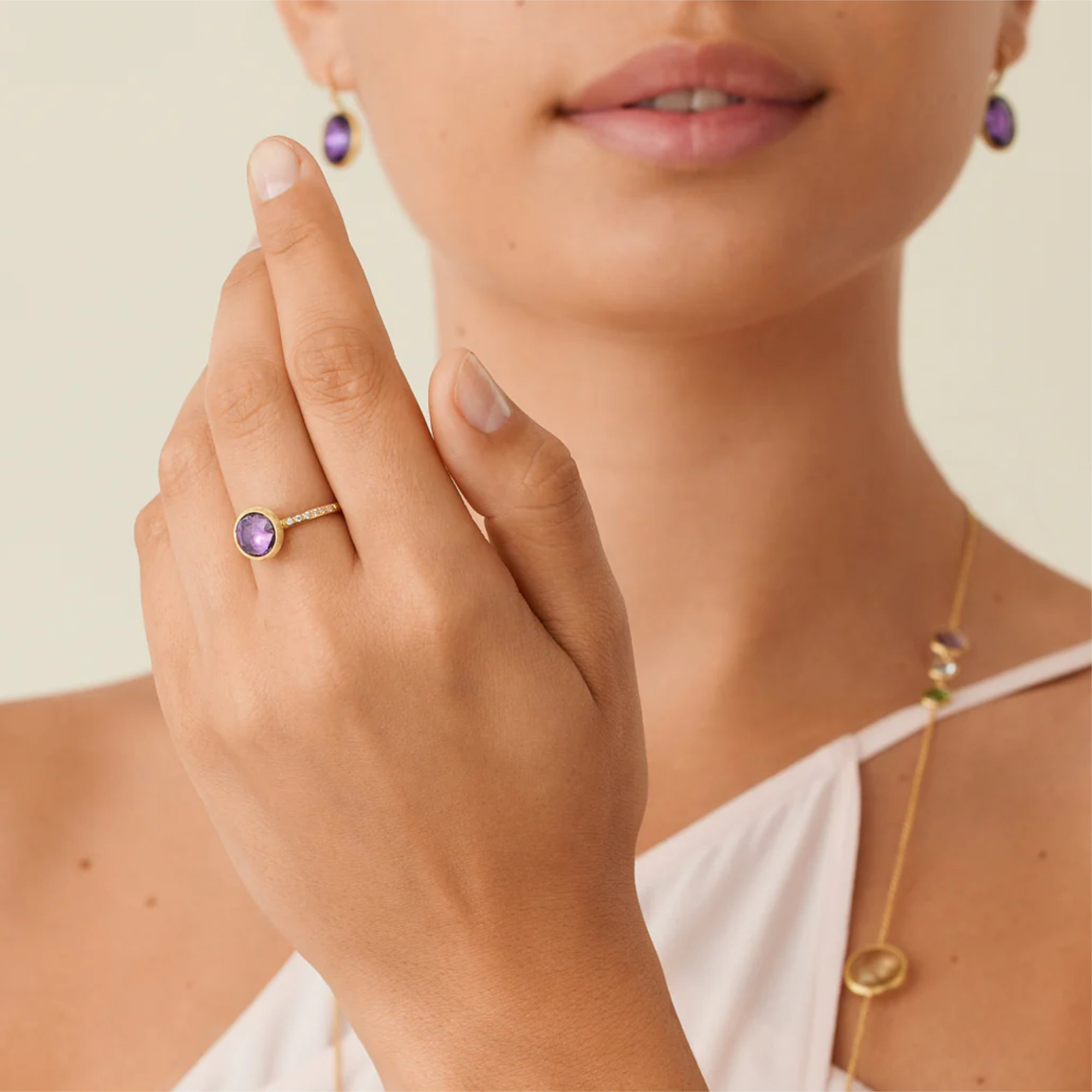 Marco Bicego Jaipur Colour Ring (Ref: AB632-B AT01 Y)