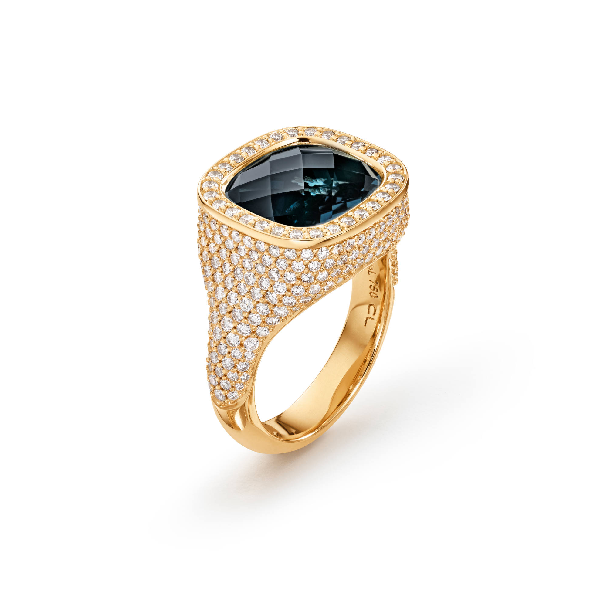 Ole Lynggaard Copenhagen Cushion Ring (Ref: A2841-403)